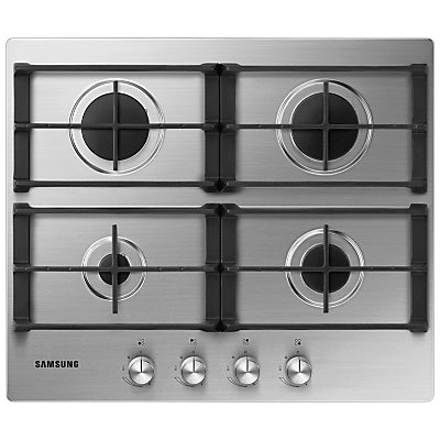 Samsung NA64H3010AS Gas Hob, Stainless Steel